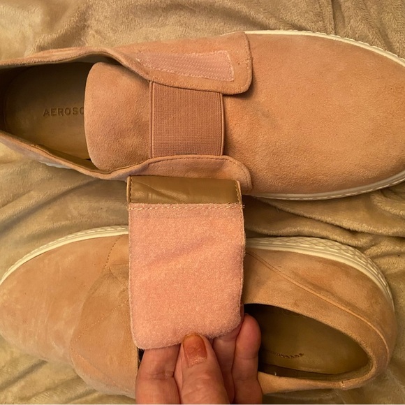 Aerosoles Ebba Suede Low-top Sneakers Pink Size 11 - Picture 4 of 6